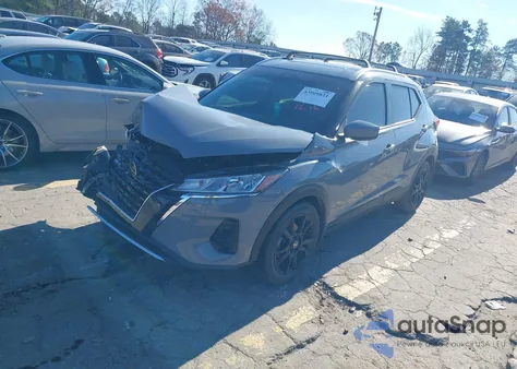 2021 Nissan Kicks Sv Xtronic Cvt from USA, damaged, VIN 3N1CP5CV9ML525261